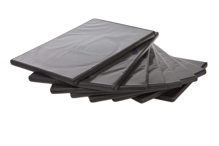 dvd stack of boxes